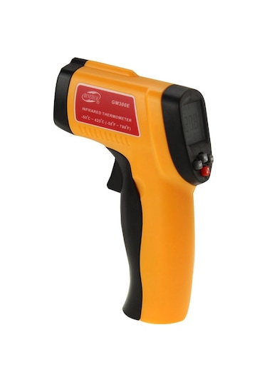 Benetech Gm300e Dijital Lazer Noktalı Kızılötesi Termometre, Sıcaklık Aralığı: -50-420 Santigrat Derece