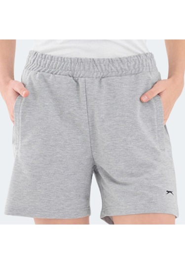 Slazenger RAMLAH I Kadın Cepli Gri Şort