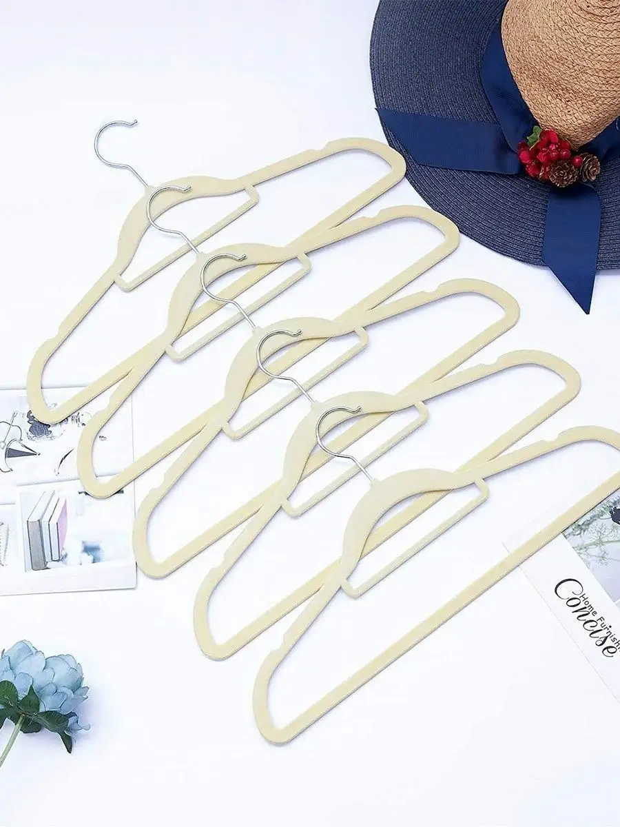 X-company Kabar Velvet Askılık Seti 10 Adet" 116310805 Açık Bej