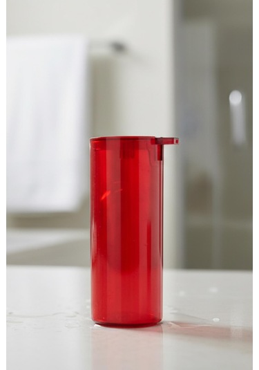 Kırmızı Akrilik Sıvı Sabunluk 250 Ml Kırmızı