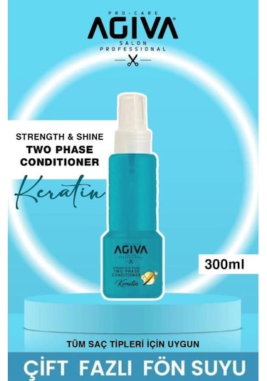 Agiva İki Fazlı Fön Suyu 300 Ml Keratin