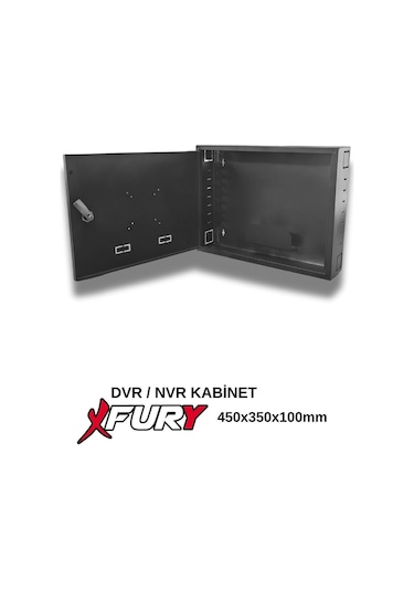 Fury Dvr/nvr Cctv Rack Kabinet 1u 19 '' W 45 H 35 D 10