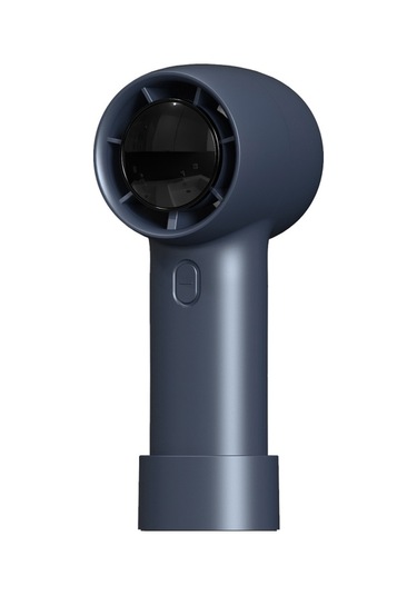 Açık Handheld Türbin Dijital Ekran 100 Hızlı Yüksek Hızlı Mini Fan, Boyut:lacivert