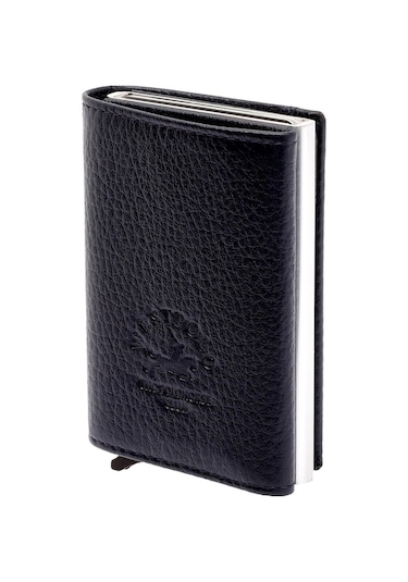 West Polo Clup Gerçek Deri Mekanizmalı Erkek Cüzdan Kartlık