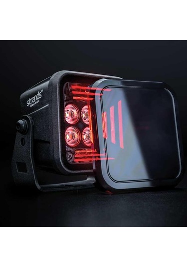 Strands Off-road Led Lamba Dark Knight Fortex Red 38w 809255