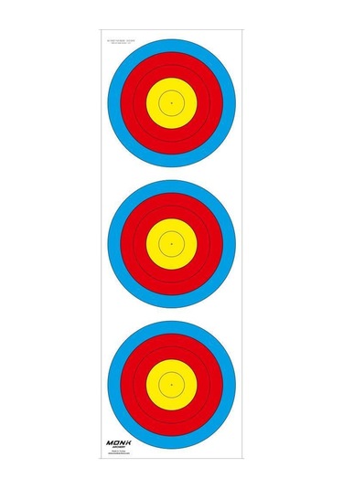 Monk Hedef Kağıdı 3x20 Cm Spot Rc 10'lu Paket