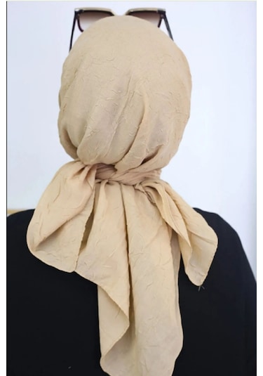 Melodi Scarf Kadın Tesettür Pratik Bambu Kraş Eşarp Bal Rengi Bal Rengi