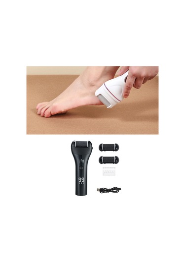 Suntek Ayak Sert Deri Temizleyici Çatlak Topuklar İçin Siyah