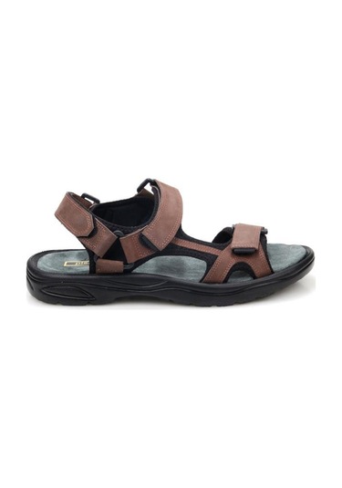 Pisagor Ps-33700 Ortopedik Erkek Sandalet Kahve