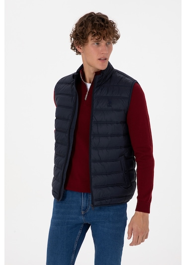 U.s. Polo Assn. Erkek Lacivert Yelek Dokuma 50310039-vr033 Lacivert