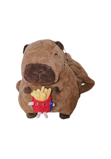 Suntek Doğum Günü Hediyesi Kız Erkek Peluş Kapibara Sırt Stil A