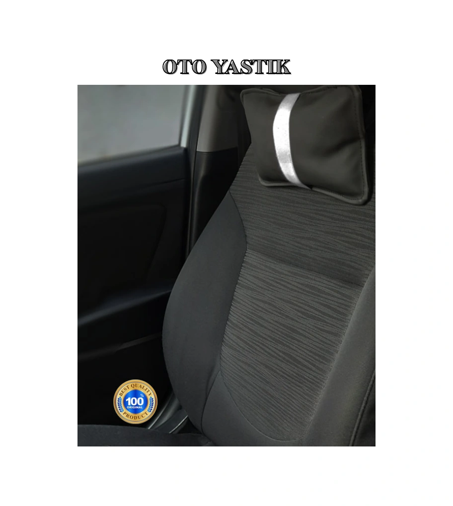 Alfa Romeo Spider 939 2006-2010 Oto Koltuk Beyaz Şerit Boyun Yastığı 2 Adet