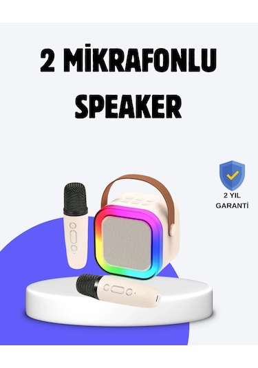 Vexor Taşınabilir Bluetooth Karaoke Hoparlör 2400 Mah Batarya