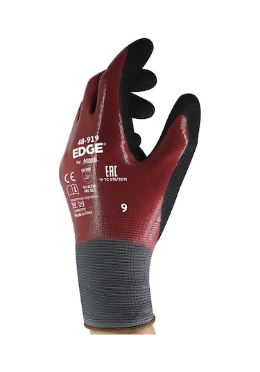 Ansell Edge 48-919 Yağ Dirençli Nitril İş Eldiveni