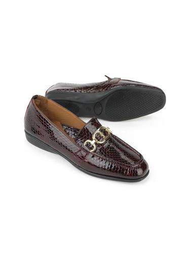 Ziya, Kadın Hakiki Deri Ayakkabı 1531050z26142209k Bordo 1531050z26142209k 400 Bordo