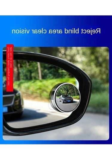 Createtech Yuvarlak Yardımı Vites Sürüş Nokta Küçük Kör Güvenlik Aynası Beyaz Ayna 360 Derece 2 Wt