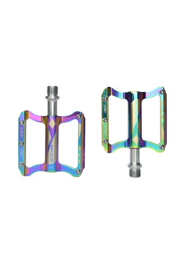 Renkli Alüminyum Bisiklet Pedalları - Wake Pd01 Model A/b - Hafif Ve Dayanıklı