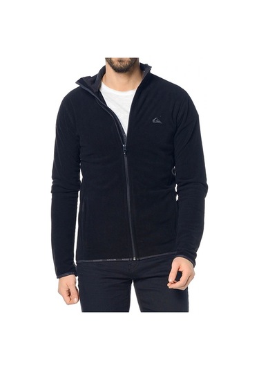 Quiksilver Mission Fullzip Erkek Polar Ceket Siyah