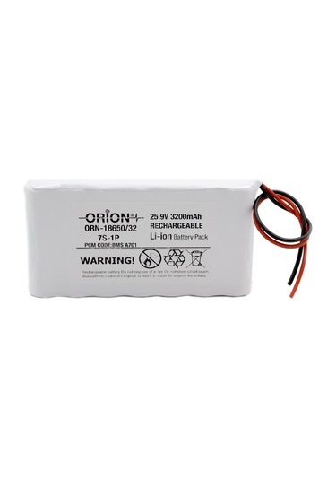 Orion 18650 25.9V 3200 mAh 7S1P BMS Devreli Li-ion Şarj Edilebilir Pil