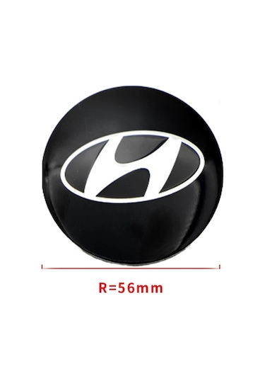 HYUNDAI LOGOLU 56 MM JANT GÖBEK  STICKER