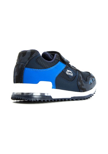 Slazenger Edmond Ktn Erkek Çocuk Cırt Cırtlı Lacivert Kamuflaj Sneaker Lacivert Kamuflaj