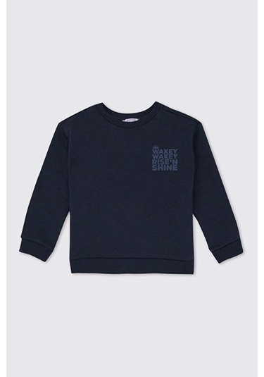 Panço Lacivert Erkek Çocuk Sweatshirt 2521bb08009 Lacivert