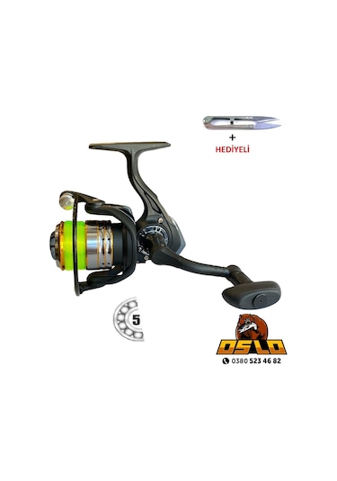 Dodo 1000 5 Bilye Metal Başlık Lrf & Spin Olta Makinesi
