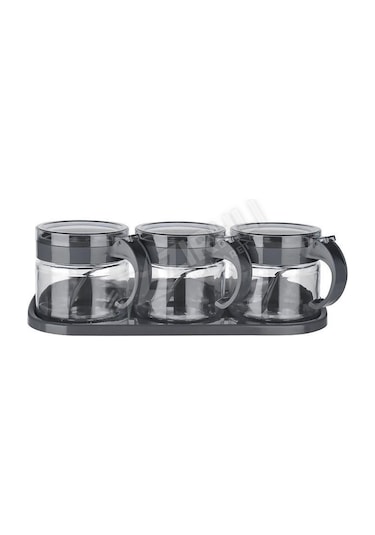 5 Adet Titiz Kc-386 Lily Baharatlık 3'lü Set 300 Ml Renkli
