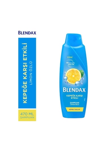 Blendax Kepeğe Karşı Etkili Limon Özlü Şampuan  4 x 470 ML