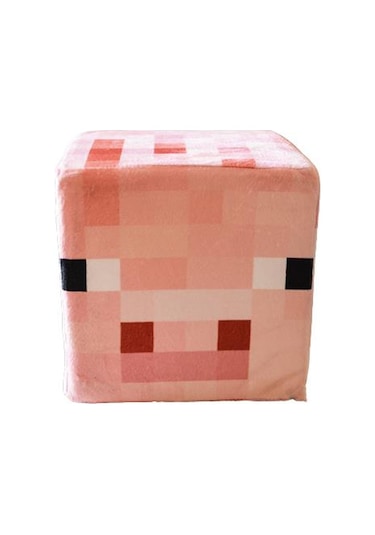 Minecraft Domuz Küp Yastık Minder Peluş Oyuncak 10CM