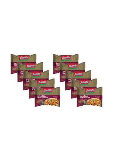 Indomie Noodle Gurme Soya Soslu 80 Gr X 10 Adet
