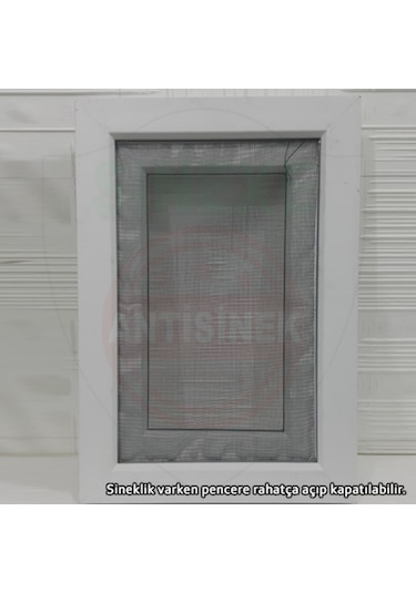 Cırtlı Yapışkanlı Pencere Sineklik - Pvc Pimapen Cam Sinekliği