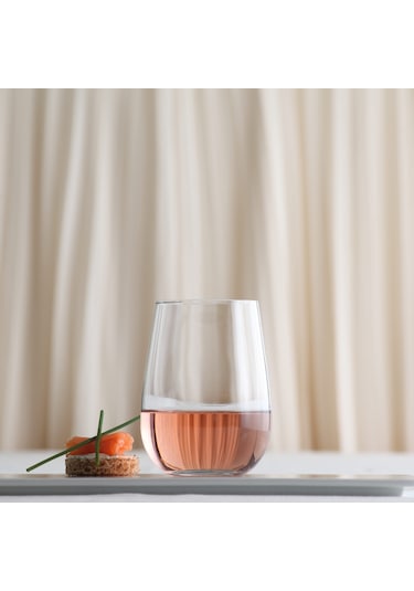 LAV Gaia Cam Kırmızı Şarap Kadehi 6'lı 475 ml (Meşrubat/Şarap Bardağı )