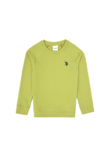 U.s. Polo Assn. Erkek Çocuk Fıstık Sweatshirt 50313832-vr087 Fıstık