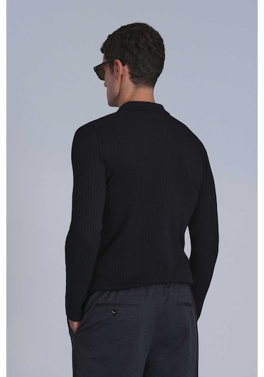 Lufian Erkek Aden Kazak 112090127 Siyah Siyah