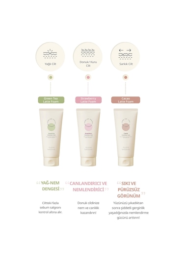Missha Creamy Latte Cleansing Foam Chocolate  Temizleme Köpüğü 172 ML