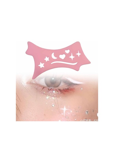 Suntek Lady Pink Için Eyeliner Stencil Çok Amaçlı Pembe
