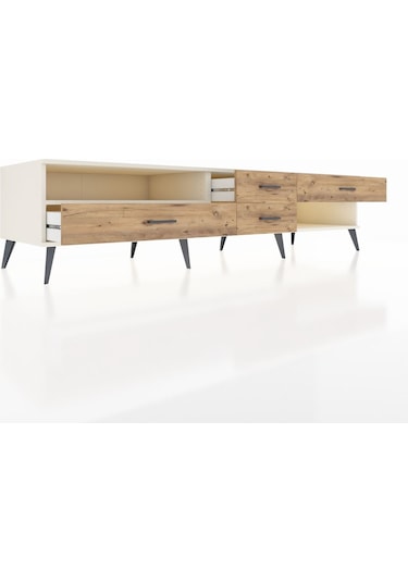 Kronos Tv Ünitesi Tek Raflı 4 Çekmeceli 220x59x51 Aytaşı-aytaşı/çam Aytası/atlas Çam - Aytası Kronos Tv Ünitesi Tek Raflı 4 Çekmeceli 220x59x51 Aytaşı-aytaşı/çam Aytası/atlas Çam - Aytası