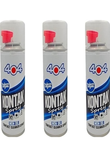 404 F1 Fren Balata Spreyi Metal Temizleyici 3 Adet