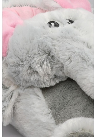 Twıgy Tw Elephant Gri Kadın Hayvanlı Panduf 36/41 Gri