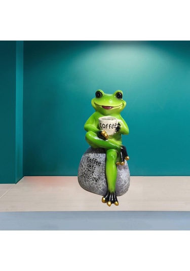 Suntek 3d Kurbağalar Heykeli Heykel Heykelcik Sanat Ev Stil-b