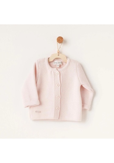 Andywawa Bebek Triko Ceket Ac26344 Pembe