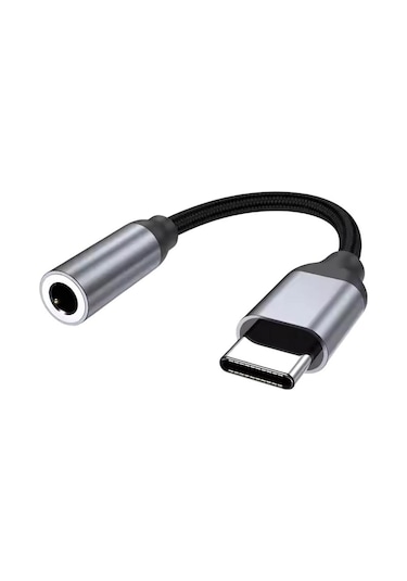 Coofbe Type-c To 3.5mm Aux Dönüştürücü Type-c To 3.5mm Kulaklık Dönüştürücü Ses Dönüştürücü Kablo