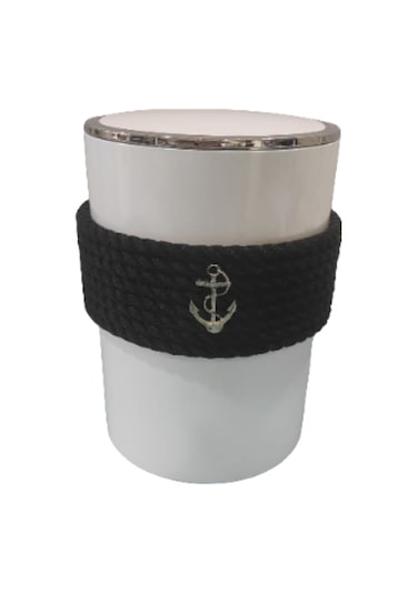 Beyaz Çöp Kovası | Siyah