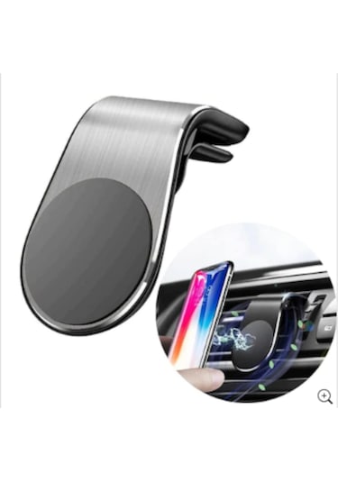 Manyetik Mıknatıslı Havalandırma Araç Telefon Tutucu L Tipi (447294564)