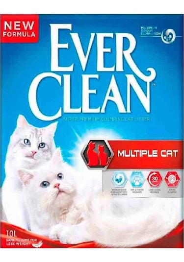 Ever Clean Multiple Cat İnce Topaklaşan Bentonit Kedi Kumu 10 L