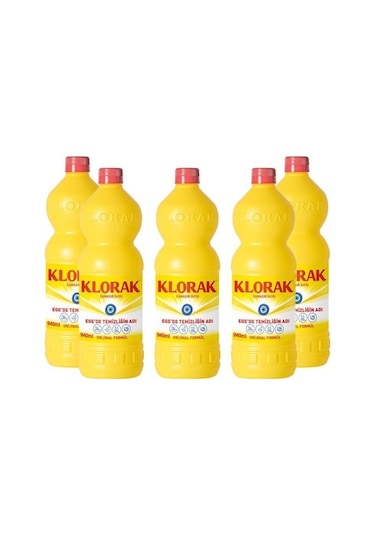 Klorak Çamaşır Suyu 5 x 940 ML