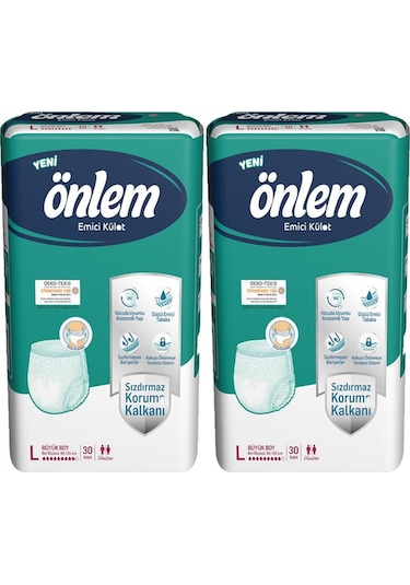 Önlem Emici Külot Hasta Bezi L 2 x 30'lu