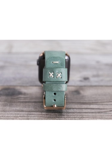 Apple Watch Uyumlu Deri Kordon 42-44-45mm Orfe Cz12 Diğer