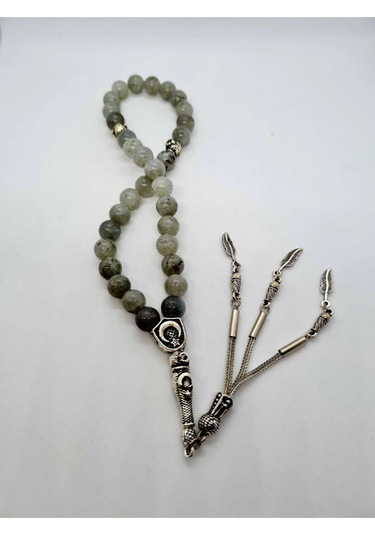 Sertifikalı Doğal Taş Labradorit Tesbih 8mm